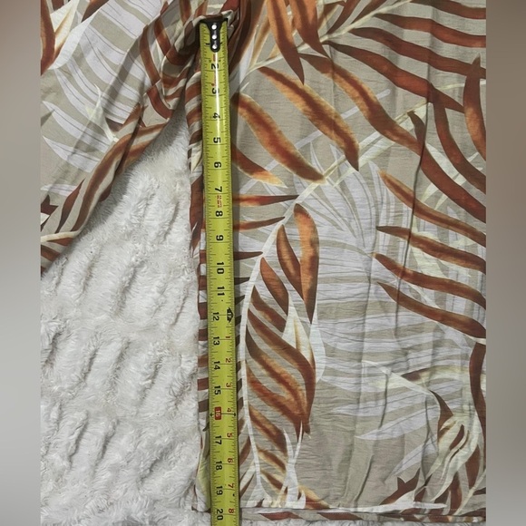 NWT L'ATISTE by AMY Palms Print Wide Leg Cropped Jumpsuit - Picture 16 of 16